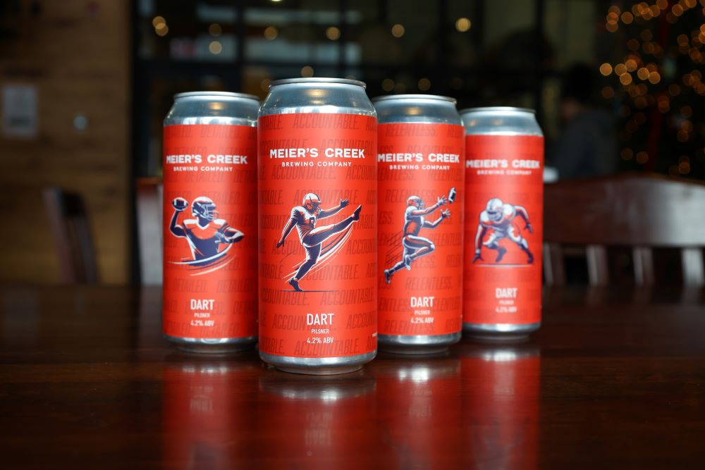 meier's creek DART Pilsner can design by split14 creative